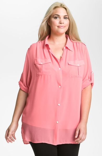 dkny pink shirt