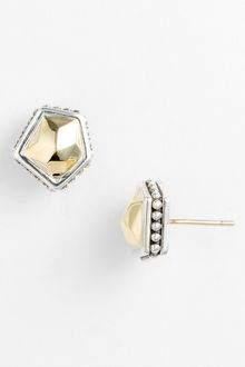 Lagos Rocks Angled Two Tone Earrings - Lyst