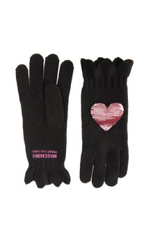 Moschino Cheap & Chic Sequin Heart Gloves - Lyst
