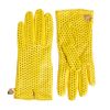 Moschino Cheap & Chic Perforated Heart Gloves in Yellow (lemon) - Lyst