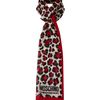 Moschino Cheap & Chic Leopard Print Scarf in Red - Lyst