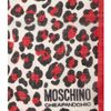 Moschino Cheap & Chic Leopard Print Scarf in Red - Lyst