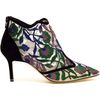Nicholas Kirkwood Belle Epoque Embroidered Mesh Boots in Green (taupe) - Lyst
