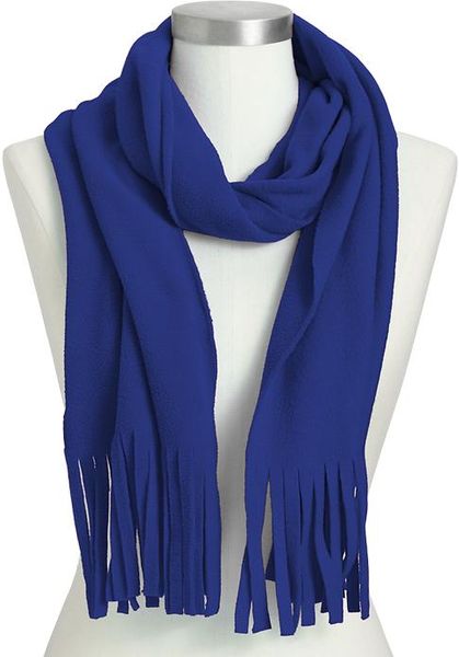 Old Navy Fringed Performance Fleece Scarves in Blue (ultraviolet ...