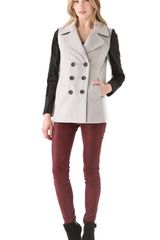 Rebecca Minkoff Jamison Coat with Fur