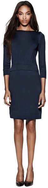 Tory Burch Sheila Dress in Blue (navy) - Lyst