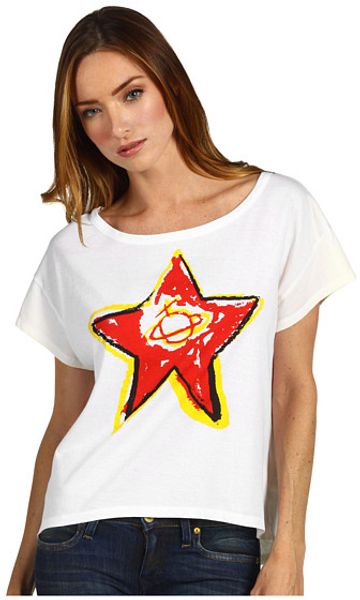 Vivienne Westwood Anglomania Lee Sunday Box Tee in White (w) - Lyst