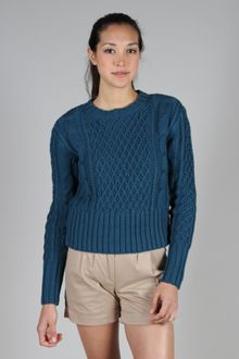 Acne Lia Cable Knitted Pullover - Lyst
