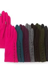 Echo Side Ruffle Touch Gloves