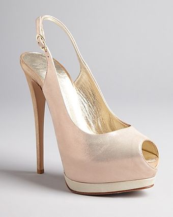 Giuseppe Zanotti Pumps Sharon Slingback Peep Toe - Lyst