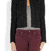 Isabel Marant Embroidered Shearling Jacket in Black - Lyst