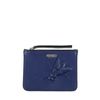 Kenzo Bicolored Pouch in Leather with Engraved Insect in Blue - Lyst