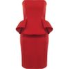 Lanvin Neoprene Dress in Red - Lyst