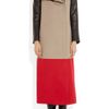 Mason By Michelle Mason Colorblock Wool and Cashmere Blend Coat in Beige (oatmeal) - Lyst