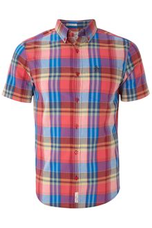 Original Penguin Short Sleeve Multi Check Shirt - Lyst