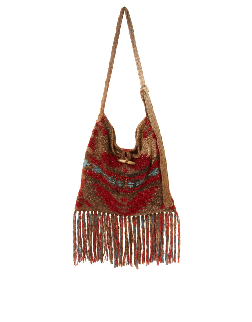 ralph lauren fringe purse