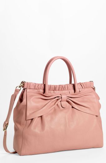 RED Valentino Leather Tote - Lyst