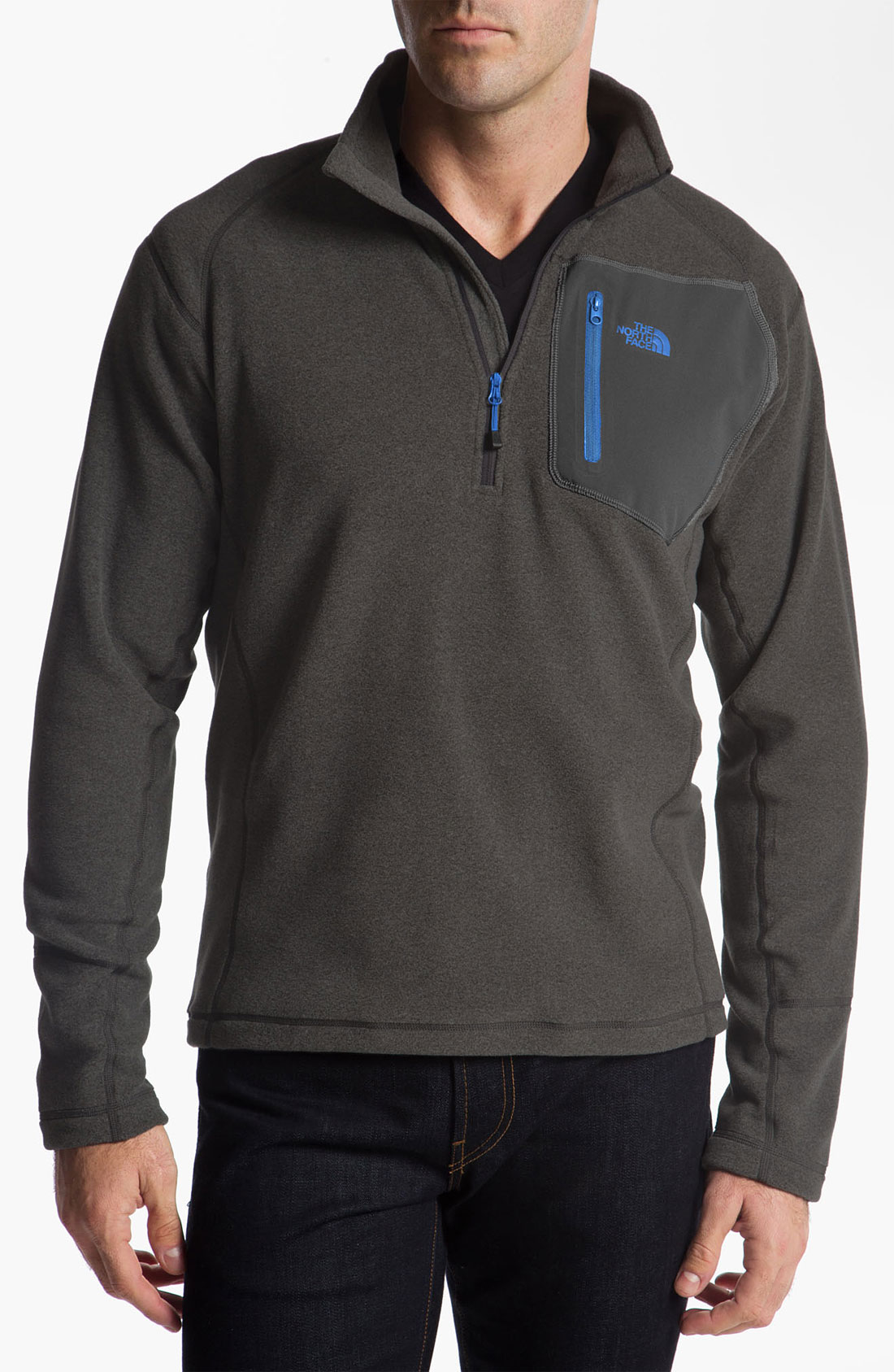 quarter zip sweatshirt north face