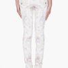 Balmain Nude Floral Print Jeans in White (nude) - Lyst