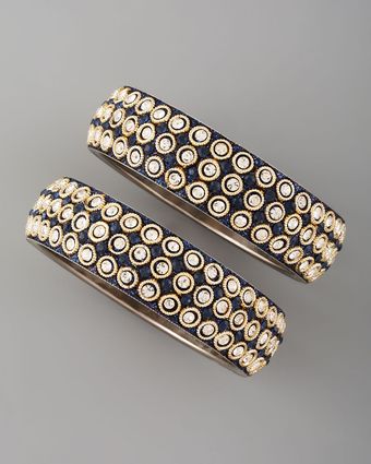Chamak By Priya Kakkar Crystal Bangles - Lyst