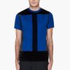 Christopher Kane Blue Flock Panel Tshirt in Blue for Men - Lyst