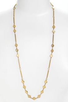 Kate Spade Dotted Line Long Station Necklace - Lyst