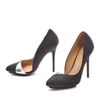 L.a.m.b. Harlie Ii Suede Pumps in Black - Lyst