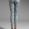 Mcq By Alexander Mcqueen High Print Legging in Blackmulticolor in Multicolor (black & multicolor) - Lyst