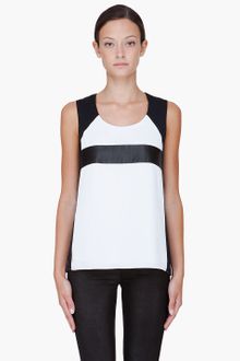 Rag & Bone White Combo Lara Tank Top - Lyst