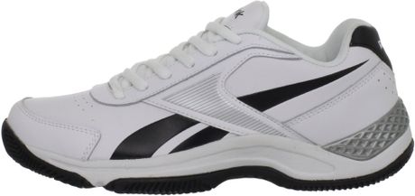 Reebok Reebok Mens Court Vision V Tennis Shoe in White for Men (white/black/ silver) | Lyst