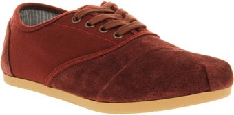 Toms Toms Cordones Lace Burgundy Cord - Lyst