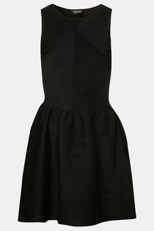 Topshop Pleat Textured Tunic - Lyst