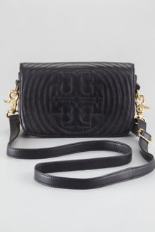 Tory Burch Stitched Logo Adjustable Mini Bag - Lyst