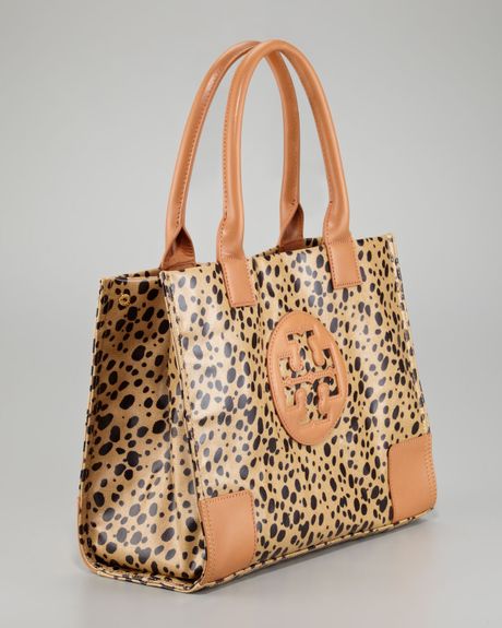 tory burch cheetah tote