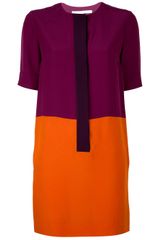 Victoria Beckham Colour Block Shift Dress
