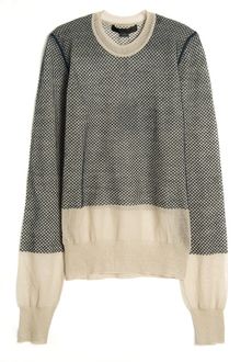 Alexander Wang Net Overlay Sweater - Lyst