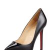 Christian Louboutin Pigalle Patent Platform Pump in Beige (black) - Lyst