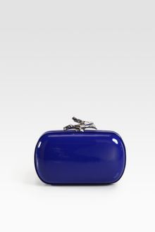 Diane Von Furstenberg Lytton Patent Leather Clutch - Lyst