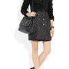 Burberry Wool Blend and Quilted Leather Coat in Black - Lyst