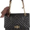 Lanvin Happy Birthday Quilted Leather Shoulder Bag in Black - Lyst