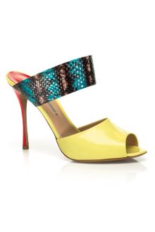 Nicholas Kirkwood  Elaphe Slip Stiletto Sandals - Lyst