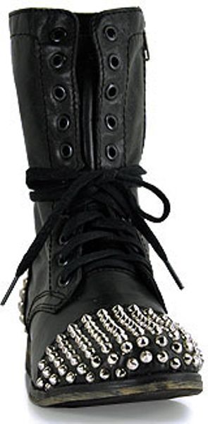 steve madden black moto boots