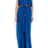 Vionnet Silk Crepe De Chine Gown in Blue (cobalt) - Lyst