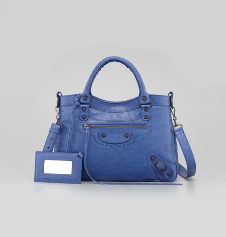 Balenciaga Classic Town Bag Bleute in Blue (ocean) - Lyst