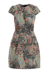 Carven Velveteen Jacquardwool Dress