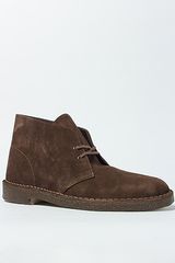 Clarks The Desert Boot in Brown Suede