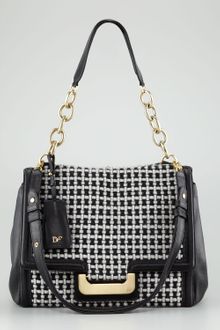 Diane Von Furstenberg New Harper Charlotte Check Shoulder Bag - Lyst