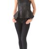 Elizabeth And James Yumi Peplum Top in Black - Lyst