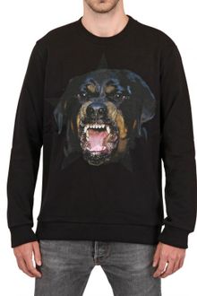 Givenchy Star Rottweiler Print Fleece Sweatshirt - Lyst