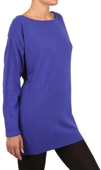 Laura G Kimono Sleeve Knitted Sweater - Lyst